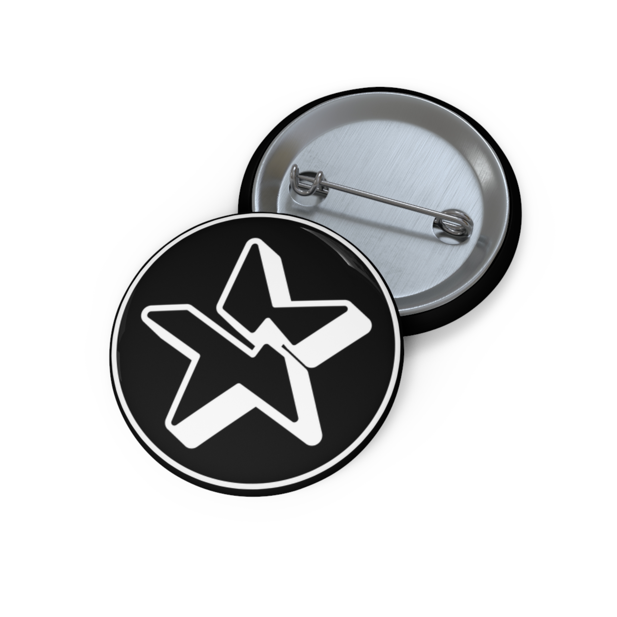 Raindrops Star Icon Pin